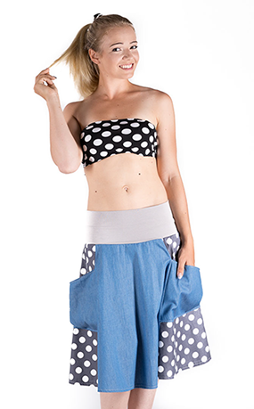 Faltenrock, fair fashion, handmade, Designer, Modedesigner