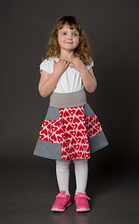 Faltenrock, fair fashion, handmade, Designer, Modedesigner