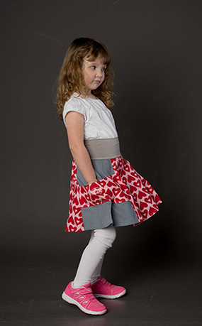 Faltenrock, fair fashion, handmade, Designer, Modedesigner