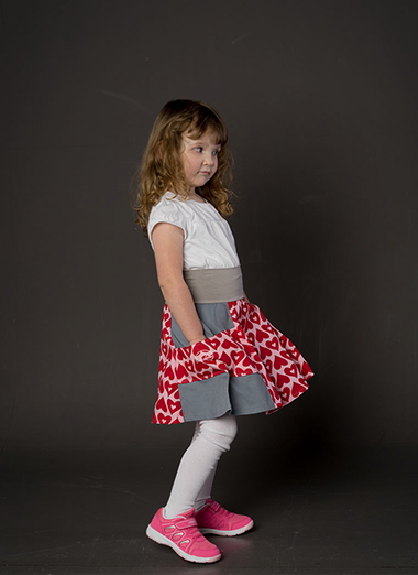 Faltenrock, fair fashion, handmade, Designer, Modedesigner